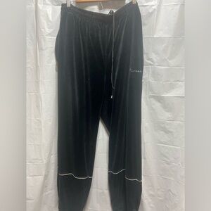 Vintage Y2K OutKast Black Velour Track Pants Size XXL